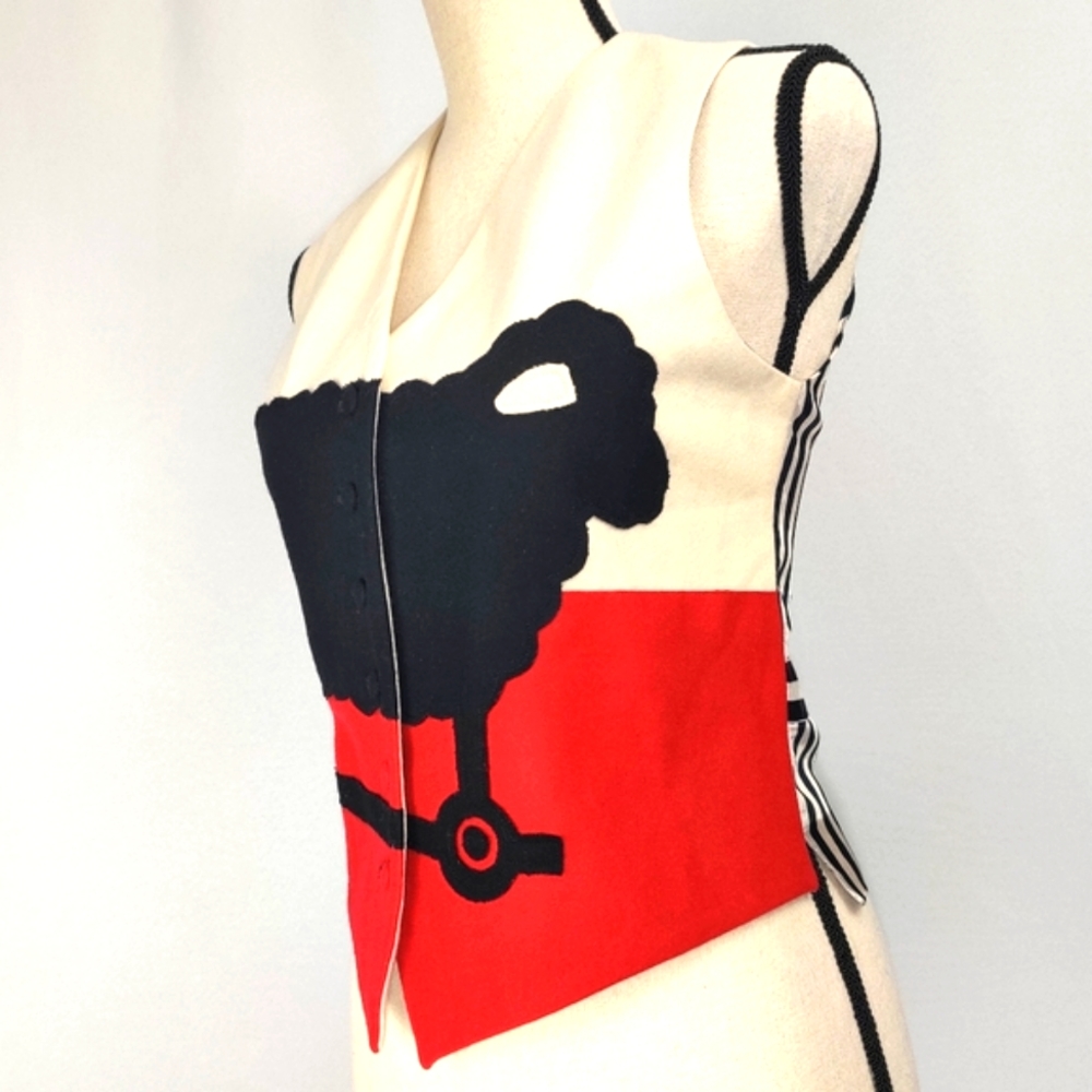 Moschino Vintage Skateboarding Sheep